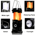 Solar Camping Tent For outdoor Hiking Flam Lantern